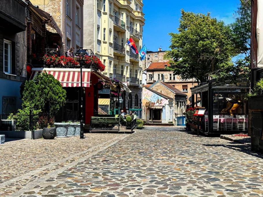 ベオグラードScadarlija Vintage Old Town Renovatedアパートメント エクステリア 写真